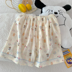 Đồ ngủ nữ mềm mại Thoải mái pijama ngắn tay hoạ tiết dễ thương đồ bộ mặc nhà Bộ đồ ngủ pyjama